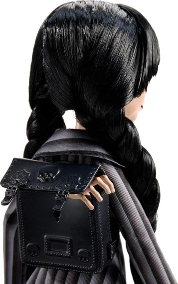 Колекційна лялька Венздей Аддамс у шкільній формі Mattel Monster High X Wednesday Addams | Зображення 4