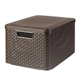 Корзина для зберігання Curver (Курвер) Style 30 л (03619) Коричневий