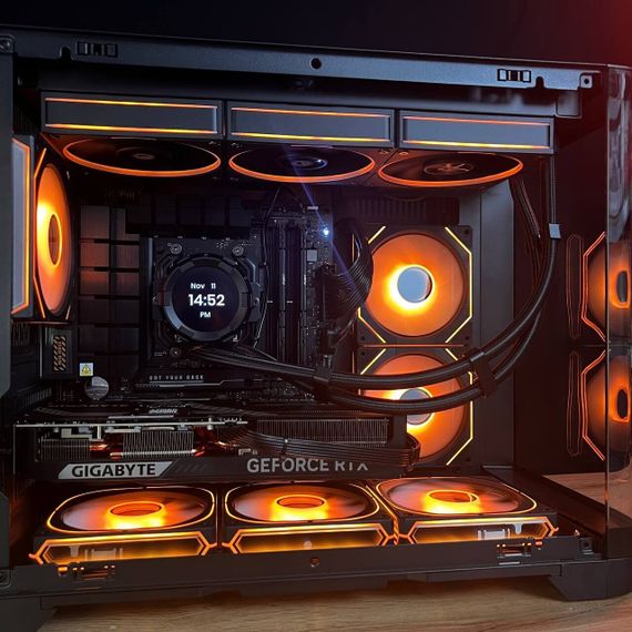 Збірка на замовлення: ігровий ПК GameMax Hype-M Black Tower / AMD Ryzen 7 7700 (8 (16) ядер по 3,8 - 5,3 ГГц) / 32 ГБ DDR5 / 2000 ГБ SSD M.2 / nVidia GeForce RTX 5070, 12 ГБ GDDR7, 192-bit / 750 Вт | Зображення 6