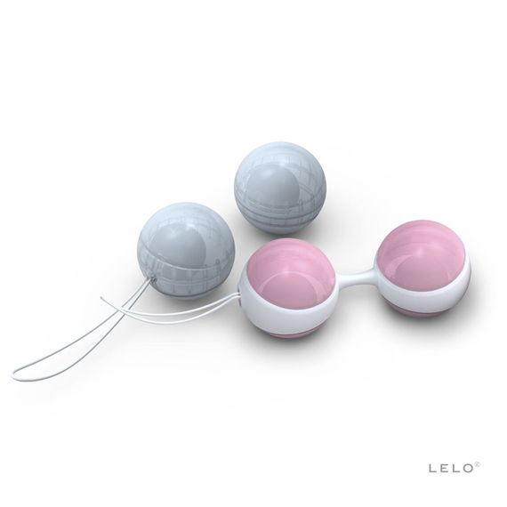 Набір вагінальних кульок LELO Beads Mini, діаметр 2,9 см, змінне навантаження, 2х28 і 2х37 г, Різнокольоровий
