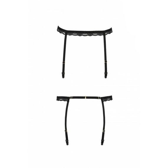 Пояс-стрепы для чулок Passion Exclusive SHELLY GARTER BELT S/M, black | Зображення 4