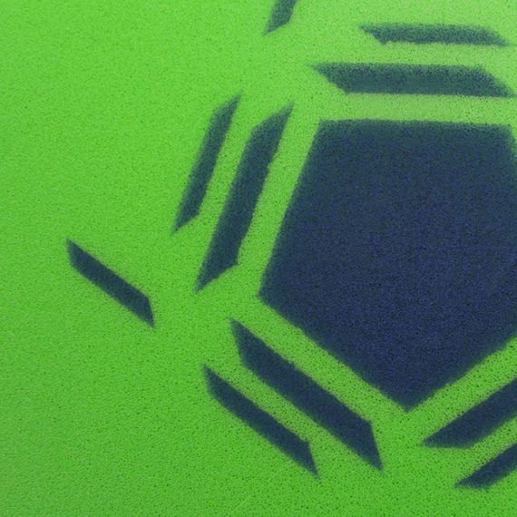 М'яч для футзалу з піноматеріалу розмір 3 зелений - One Size | Зображення 3