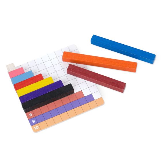 Навчальний набір "Палички для рахунку Кюїзенера" Igroteco 900385, 56 деталей | Зображення 6