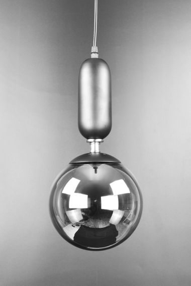 Люстра підвісна LOFT на 1 лампочку 25952 Чорний 40-90х18х18 см. | Зображення 1