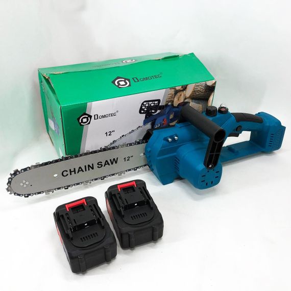 Мини-пила с перезаряжаемой батареей DOMOTEC Chain Saw 12" (30см), FV-523 Аккамуляторная пила | Зображення 7