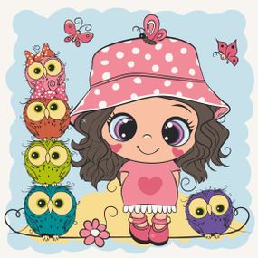 Картина за номерами "Куколка зі свічками" Art Craft 15563-AC 30х30 см