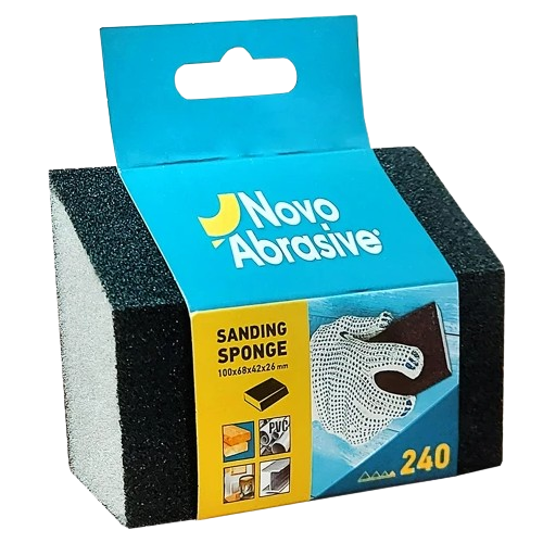Губка шліфувальна комбінована 100*68*42*26мм P240 NovoAbrasive | Зображення 1
