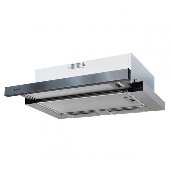 Кухонні телескопічна витяжка 50 см нержавійка VENTOLUX GARDA 50 INOX (450)