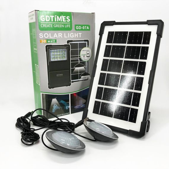 Сонячна станція портативна GDLITE GD-07А із сонячною панеллю та функцією Power Bank | Зображення 1