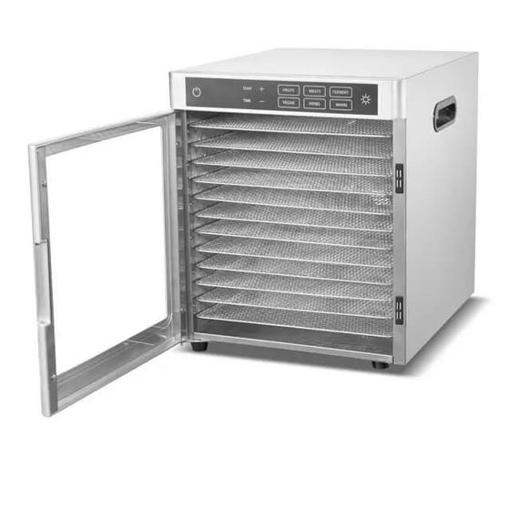 Дегидратор бытовой Tekhniko DH-12F-SS нержавеющая сталь (12 лотков 30*28 см) | Зображення 3