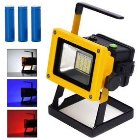 Прожектор переносной на аккумуляторе D15 / Кемпинговый аккумуляторный фонарь / LED лампа с ручкой