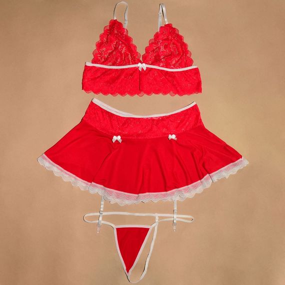 Еротичний комплект Babydoll 48 L/XL 0214-2 | Зображення 6