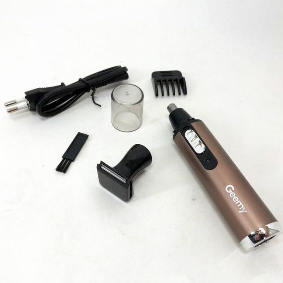 Бюджетная машинка для стрижки бороды GEMEI GM-3112 2в1, Электробритва, Станок для влажного бритья UM-33 | Зображення 2