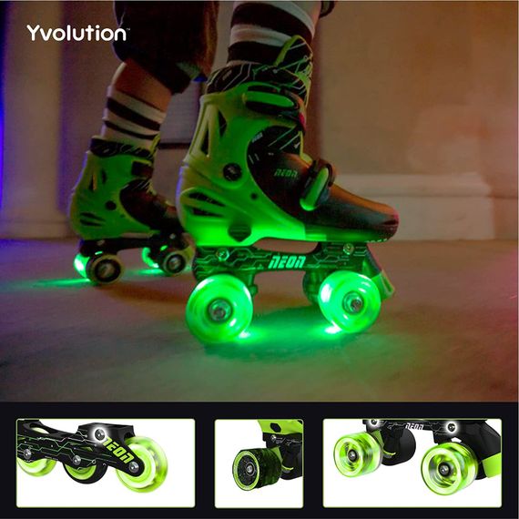 Дитячі ролики NEON Combo Skates салатовий NT10G4 | Зображення 3