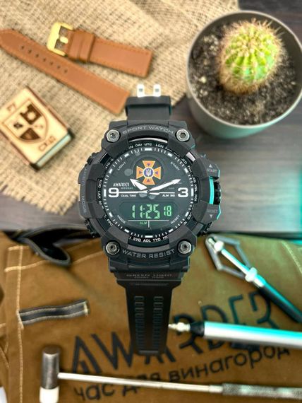 Чоловічий годинник Awarder 001 ДСНС All Black 1202-0130 | Зображення 2