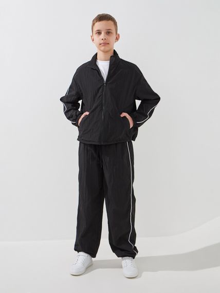 Спортивний костюм толстовка+штани для хлопчика LAWA BBC02350 152 см Чорний shop (2000999567155)