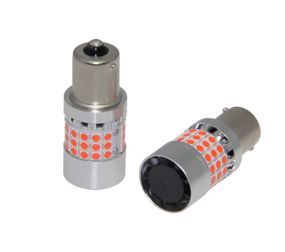 Комплект світлодіодних ламп LED Qline 1156 (P21W) Red CANBUS BA15S (2шт) 12V