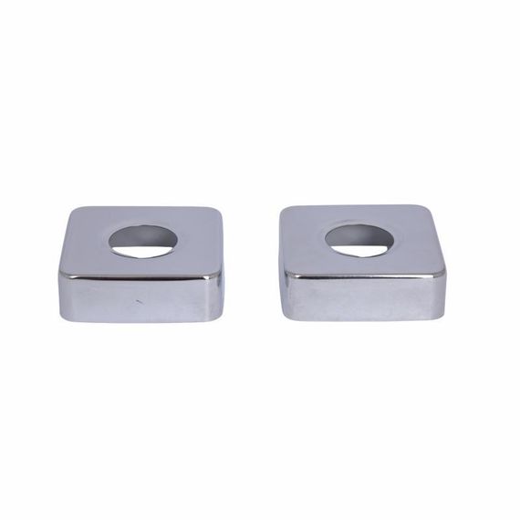 Декоративная накладка на эксцентрик (пара) Qtap (58,7x58,7x18,7)  для смесителей и душевой системы Crow, Nando, Arvin | Зображення 1