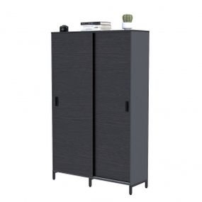 Шкаф офисный раздвижной Loft Design LS-1200-1900 антрацитвенге