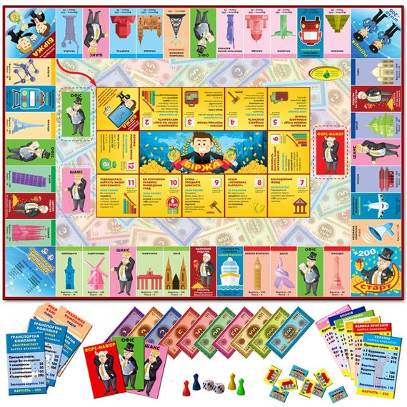 Настольная игра "Магнат" 82227 на укр. языке | Зображення 1