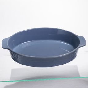 Форма для запекания овальная 36×22.5×7 (см) 2 литра Голубой S1288