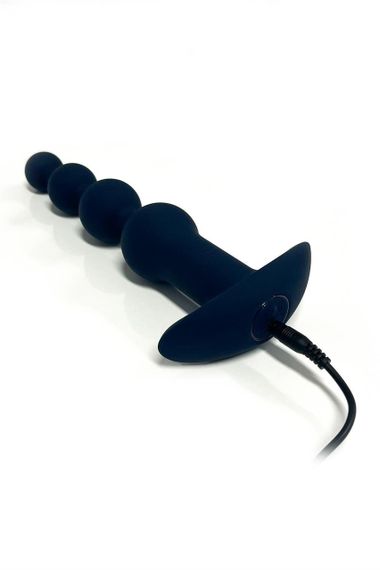 Анальна ялинка з вібрацією Dream Тoys Startroopers Apollo на пульті керування, чорна sexstyle | Зображення 6