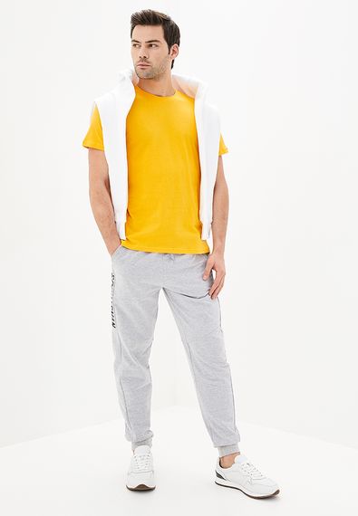 Футболка чоловіча базова жовтий, XL | Зображення 3