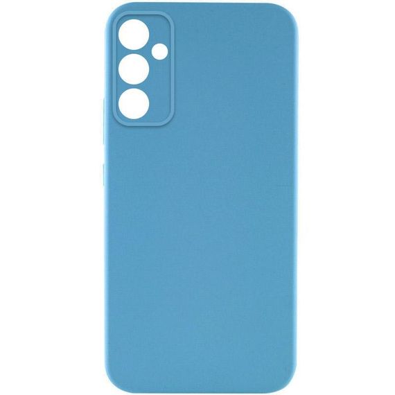 Чехол TPU GETMAN Liquid Silk Full Camera для Samsung Galaxy A36 5G Голубой / Blue