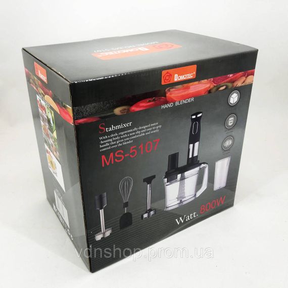 Блендер для дитячого пюре побутові міксери, Блендер для соусів і пюре Ергономічний кухні KT-56 | Зображення 7