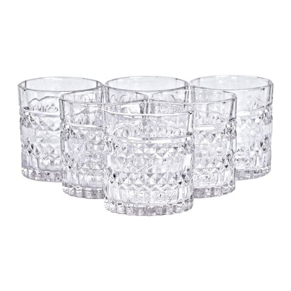 Склянки 220 мл набір 6 шт для напоїв, лимонаду, коктейлів HP-YH-34