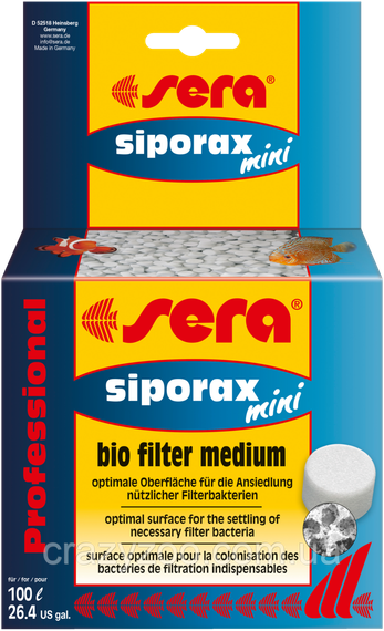 Біологічний наповнювач для фільтрів Sera Siporax mini 130 г