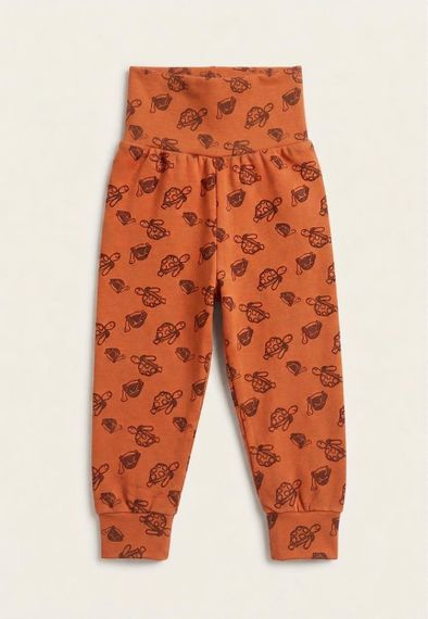Дитячі трикотажні штани для хлопчика Green Cotton 86 см Коричневі (251112118)