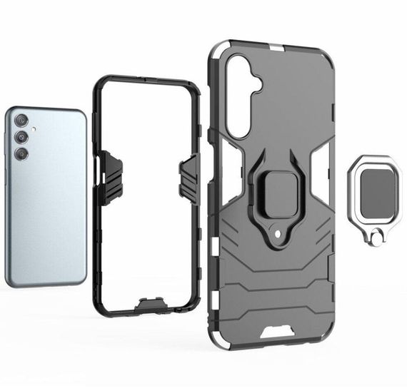 Чохол бампер Primolux Ring Armor для телефона Samsung Galaxy M35 5G (SM-M356) - Black | Зображення 3