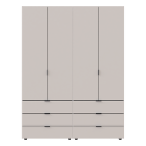 Комплект шкафов для одежды Doros Гелар (2 шт.) 155х49,5х203,4 см Кашемир (DRS-011238)