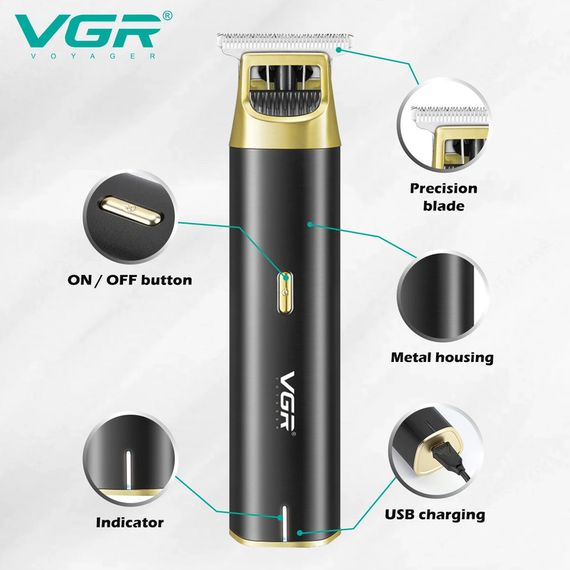 Машинка для стрижки VGR V-957 автономна робота до 3 годин XPRO VGR-957 (41230-957_439) | Зображення 4