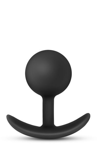 Анальний плаг Blush з внутрішнім кулькою Adventures Platinum Silicone Vibra Sex Aura | Зображення 2