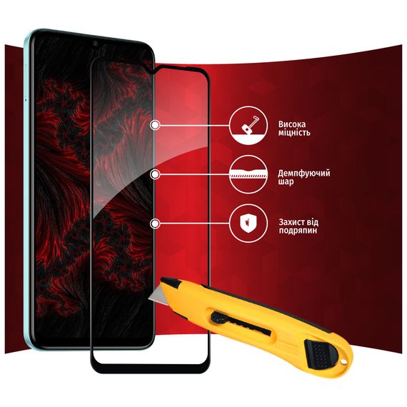 Скло захисне Intaleo Full Glue Tecno Spark Go 2023 (1283126564840) | Зображення 4