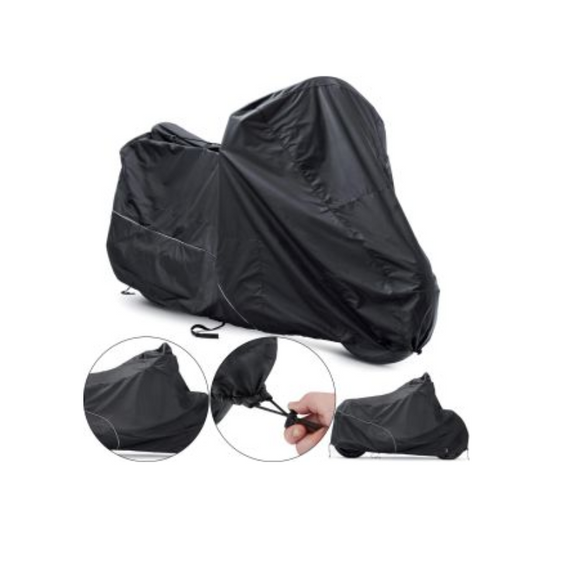 Чохол-тент для мотоцикла, розмір L, вологозахисний і термостійкий чохол на байк із водонепроникного поліестеру | Зображення 4