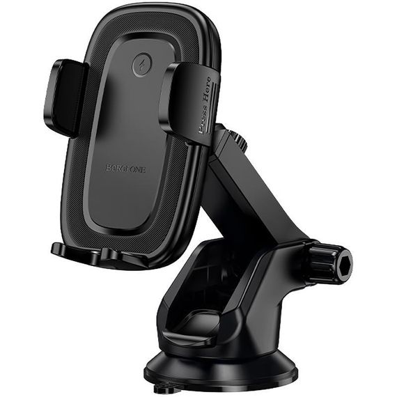Автотримач з БЗП Borofone BH223 Follower 15W (center console) Black