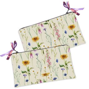 Косметичка жіноча Нежность в цветах 20х12 см (K_22U011)