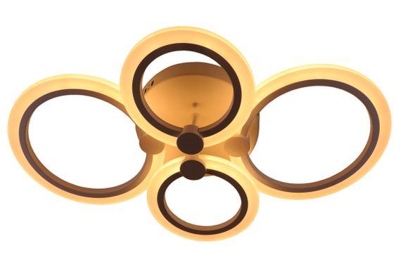 Люстра світлодіодна стельова LED світильник для квартири на стелю лед з пультом 25607 Білий 10х39х61 см. | Зображення 4