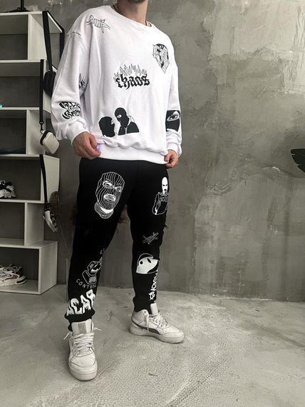 Костюм світшот штани ДТФ | Зображення 2