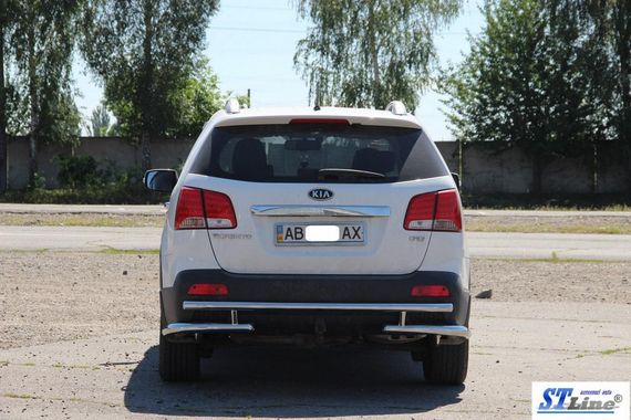 Задня дуга AK003-2 (нерж.) для Kia Sorento XM 2009-2014рр | Зображення 1