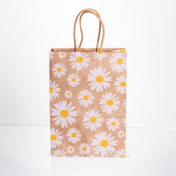 Набір подарункових крафтових пакетів з паперу 12 (шт.) гарні пакети для подарунків 15×8×21 (см) HP-10359-6W