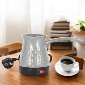 Турка електрична кавоварка 500мл 600Вт Sokany SK-219 Сіра