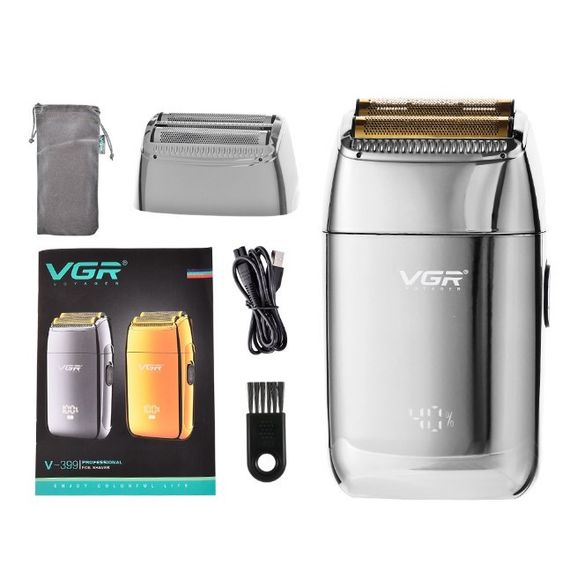 Професійний шейвер VGR з подвійною плаваючою головкою XPRO V-399-S (45927-V-399-Sl_646) | Зображення 4