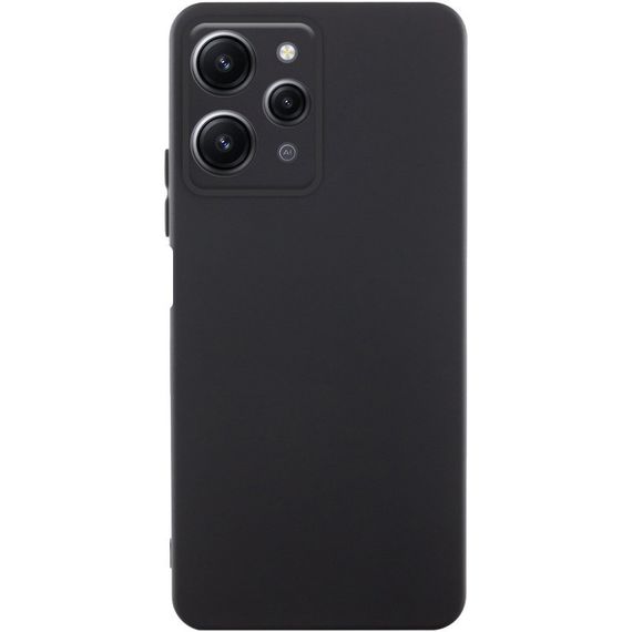 Чохол Silicone Cover Lakshmi Full Camera (AA) для Xiaomi Redmi 12 Чорний / Black