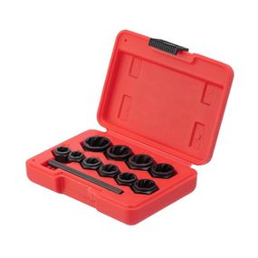 Набір екстракторів для пошкоджених болтів і гайок, 10 шт INTERTOOL SD-80071