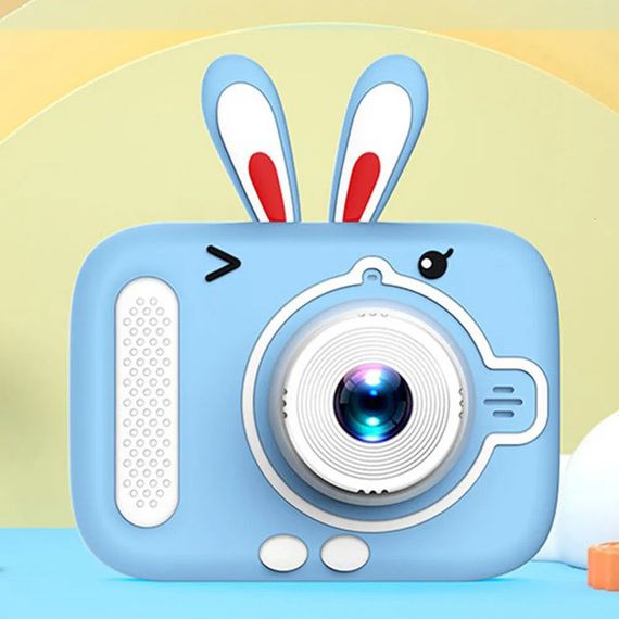 Дитячий цифровий фотоапарат X900 Rabbit BD-597 Колір: блакитний
