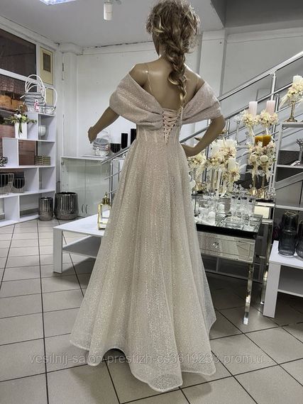 Випускна сукня, пудра розмір 44, 46 | Зображення 2